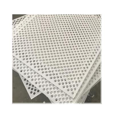 China PVC PU Corrugated Plastic Partition Panels Fence With Round Holes for sale