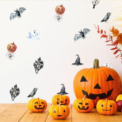 China Funlife Halloween Eve Party Supplies Bats Spiders Stickers Removable Decorations for Home Decoration for sale