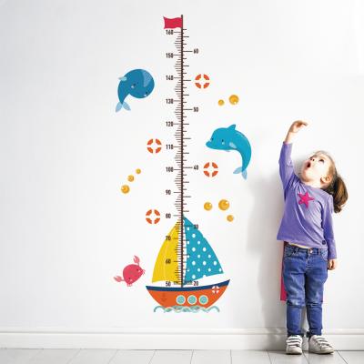 China Decorative Sticker Funlife Under The Sea Decals Sailboat Size Chart Kids Wall Stickers For Kids Bedroom Living Room for sale