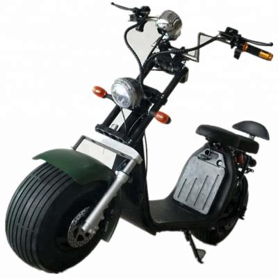 China New design 2000W unisex two seat long range citycoco with two removable battery for sale