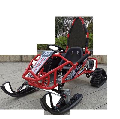 China TRAIL 168cc Kids Go Cart ATV Snowmobiles Gasoline Snow Scooter Cheap Winter Sports for sale