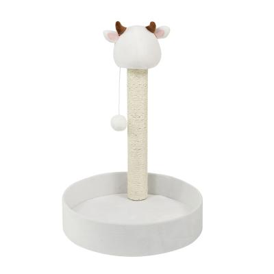 China 2021 New Design Cat Tree Small Stocked Cat Tree For Cats Interactive Toys for sale