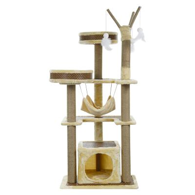 China New type high quality viable hot summer cat tree cat tower for sale