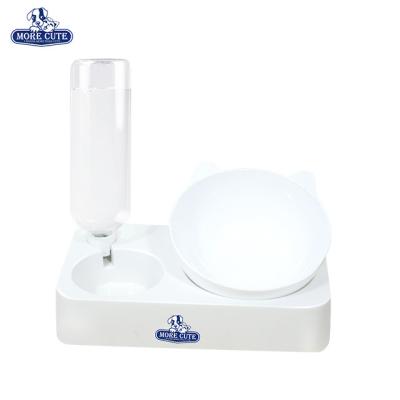 China Automatic Pet Supplier Factory Cuter Design Patent Owned Automatic Pet Feeder Dog One-Piece Bowl Large for sale