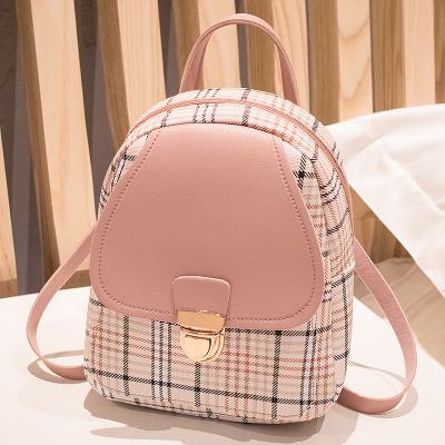 China Waterproof 2020 Ladies Mini Backpack PU Leather Cross - Body Backpack Woman Small Bag Teenage Girls Backpack for sale