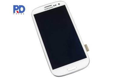 Chine 1280 x 720 remplacement blanc d'écran d'affichage à cristaux liquides de Samsung S3 i9300 de pixel à vendre