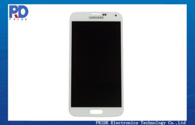 Chine Assemblée blanche de convertisseur analogique-numérique de rechange d'écran d'affichage à cristaux liquides de la galaxie S5 Samsung à vendre