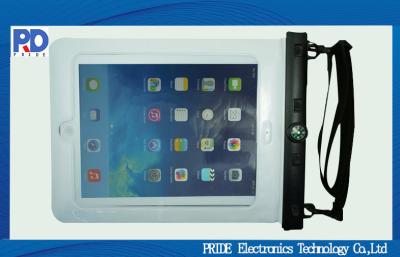 China Polyester Sealed ABS Clip iPad Waterproof Pouch Bag With Compass for sale