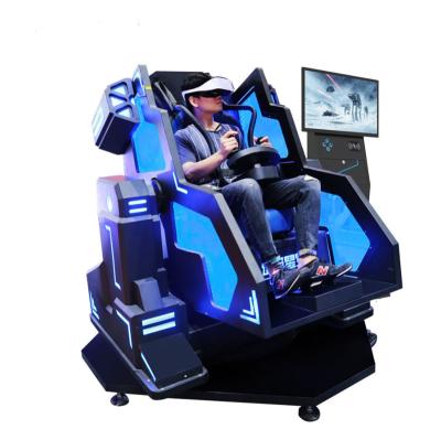 China Stable Hardware Virtual Realty Equipment airplane flying game machine 9D VR games simulator cockpit machine for sale