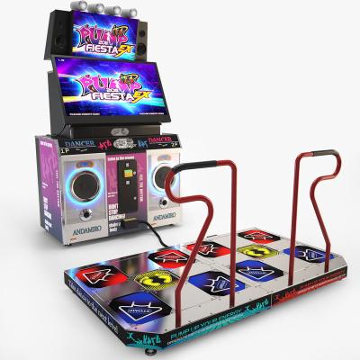 China 55 Inch Fashion Stable Hardware Pump It Up Video Games Machine Coin Operated Arcade Game Station Dance Game Machine for sale