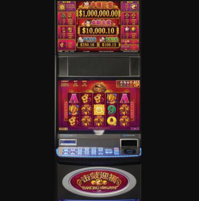 China Metal+Acrylic/Customize 2022 Vertical Slotting Dance Drums Slot Arcade Cabinet Fruit King Casino Games Video Slot Machine for sale