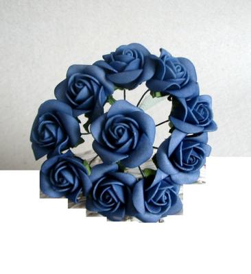 China Artificial Flower 10 Heads PE Supernova Sale PE Rose Wedding Decoration for sale