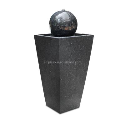 China solar powered ball fountain solar fountains hotselling solar ball water fountain with battery for garden decoration for sale