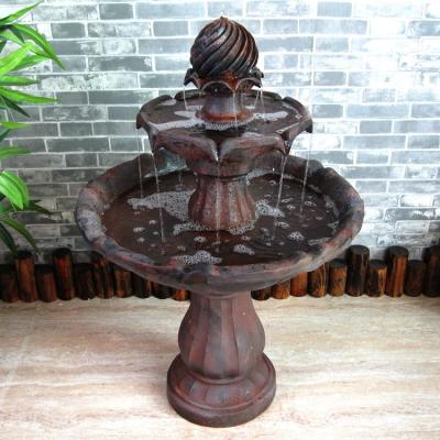 China Installment Easy Water Features Outdoor Gardens Waterfall Fountain Fountains Solar Waterfall Fountain for sale