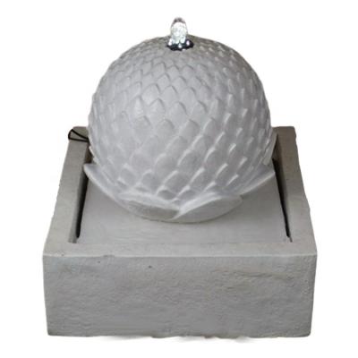 China Polyresin Factory Wholesale Price Hot Solar Water Feature Fountain For Garden for sale