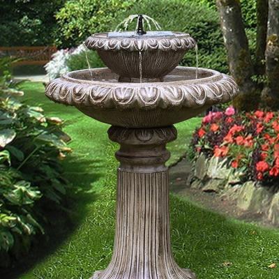 China Factory Wholesale Price Solar Powered Garden Hot Water Fountains Outdoor for sale