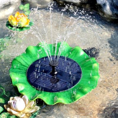 China Solar Powered Floating Fountain Water Pump Floating Fountain For Pond for sale