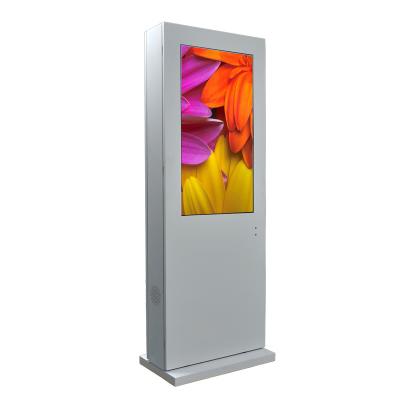 China Outdoor Standing 55 Inch Restaurant Kiosk Menu Board Digital Signage Touch Order Screen LCD Display Waterproof Advertising for sale