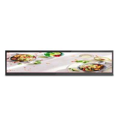 China AIMV Indoor 19/21/24/28//29/36/43/46/inch LCD Screen Stretched Bar Shelf Digital Display for sale