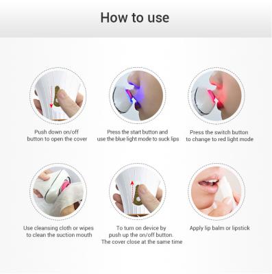 China Skin Rejuvenation Ideas Innovative Product Electric Vacuum Lip Massager For Lip Care Lip Dropping for sale