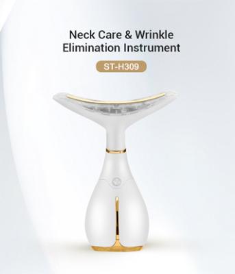 China Portable Blood Vessel Removal Beauty USB Neck Wrinkle Remove Instrument Anti Wrinkle Face Massager 2019 Neck Tightening Led Light Therapy Device for sale