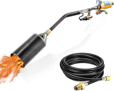 China Propane Torch Weed Burner Weed Torch 500,000 Btu Propane Blow Torch Head with Push Button Igniter for Burning Weed, Rooftop INS TS-0360R for sale