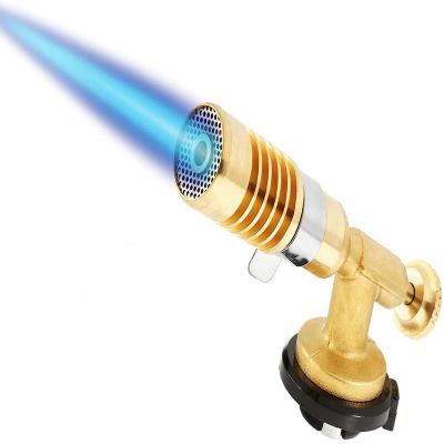 China High Quality Copper And Aluminum Alloy Gas Torch Burner Rustproof Igniter For Butane Gas Tank Cooking Ignition Solder Brass Head, Gas Not Included for sale