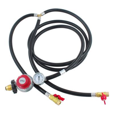 China QCC1 General Type High Pressure Propane Valve Pressure Reducing Hose With Meter With Regulator for sale