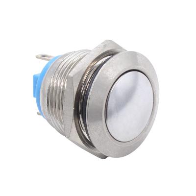 China Metal button switch, metal main ball/button self-recovery pin screw foot, high main flat head waterproof TS-112C for sale