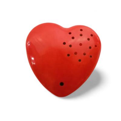 China Lovely plastic heart shape mini voice recorder chip for sale