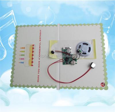 China Rohs Material Eco-friendly Noise Funny Musical Chip For Card Voice Music Recording Chips For Toys And Greeting Cards for sale