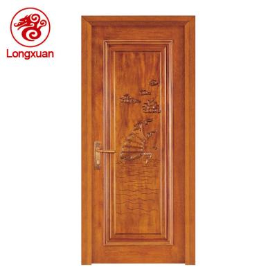 China Swing Doors Europe Popular Solid Mahogany Wood Room Wooden Door Design for sale