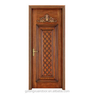 China Modern gloden exterior door 80inch through internal front door 36inch for sale