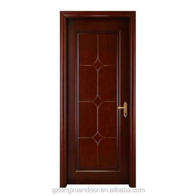 China Latest Design Swing Veneer Wood Door Skin Interior Wooden Snap Bedroom Doors for sale