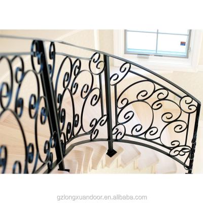 China balcony terrace stair outdoor use wrought iron balustrade cheap handrail made in china for sale