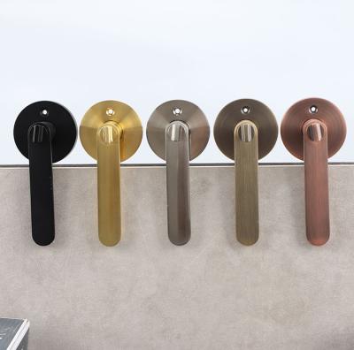 China Modern design cheap price bedroom /bathroom lever handle door lock for sale