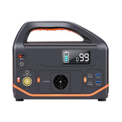 China Commercial Outdoor Pure Electric Inverter Generator Power Tool 300w 500w 1000w Portable Backup Power Station With Solar Panel for sale