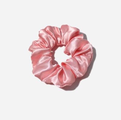 China Fashionable Hair Accessories Women Scrunchies Elastic Satin Hair Band Hair Band Ties for sale