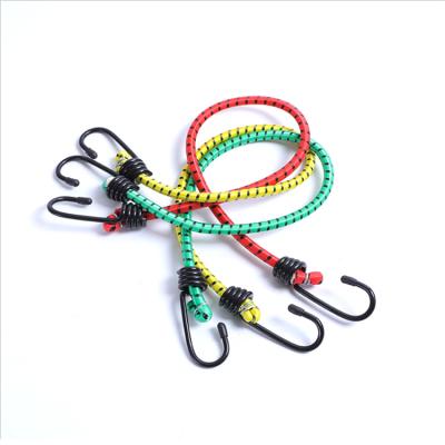 China High Quality 8mm Luggage Rope Amazon Luggage Rubber Rubber Bungee Cord With Hooks Bungee Cord for sale