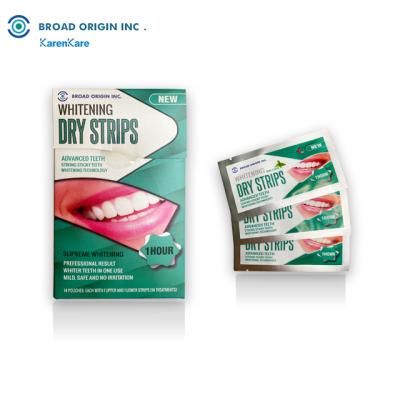 China Effective tooth whitening custom teeth whitening stripsDental whitening strips dry whitening strips for teeth for sale