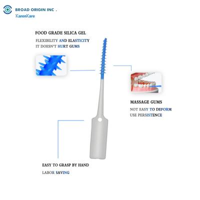 China Clean Tooth Notches 2021 High Quality Soft Pick Care Oral Cleaning Teeth Tooth Picks Soft Pick for sale