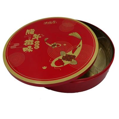 China Custom Wholesale Metal Tin Food Music Christmas Carousel Tin Box Cookies Box Gift Box for sale