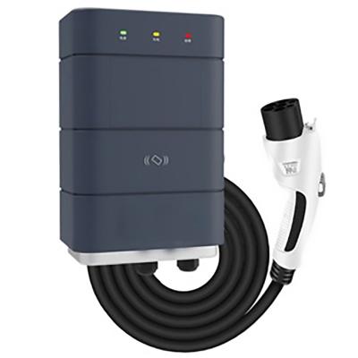 China AC Home Factory Sale Level 2 EV Charger Wall Mounted Charging Station for sale