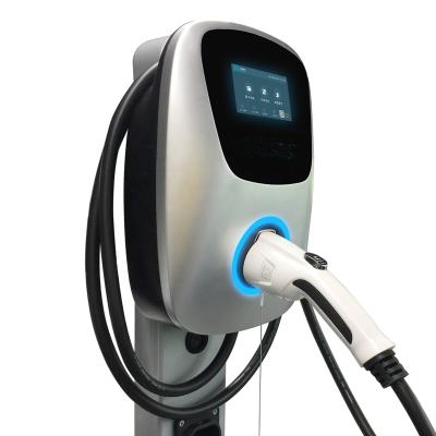 China AC Pedestal 22kw Home Charging Type - 2 Charging Station Wall Mounted AC EV Charger for sale