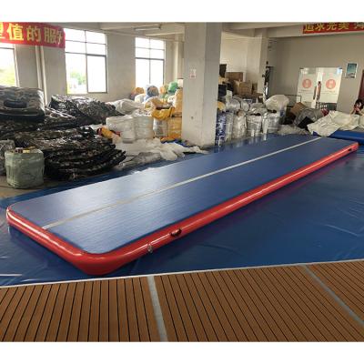 China Indoor Sports Equipment Customized Size Tumbling Mat Inflatable Gymastics Dance Air Track Inflatable Air Floor Mat for Gym for sale