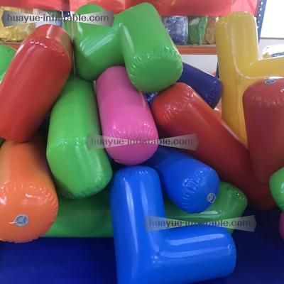 China Comfortable Popular Big Block Puzzle Inflatable Tetris Logic Thinking Training Figures Brain Game For Kids for sale