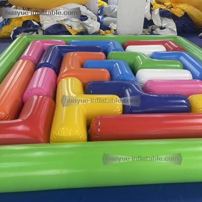 China Comfortable Fun Logic Board Game Inflatable Tetris Brain Teaser Puzzle Toys Road Blocks Maze Play For Kids for sale