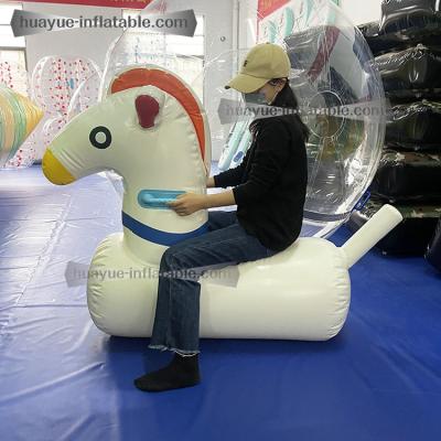 China Durable Funny Cute Inflatable Rocking Pony Horse Sport Game Kids Inflatable Rocking Horse Toys For Sale for sale