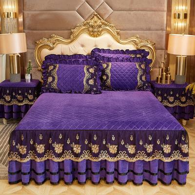 China Home Custom Lace Design Homes Textile New Product Polyester Fabric Comforter Cover Sheet for sale