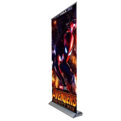 China Customized Stable Economical Exhibition Advertising Double Side Easy Change Roll Up Banner Stand for sale